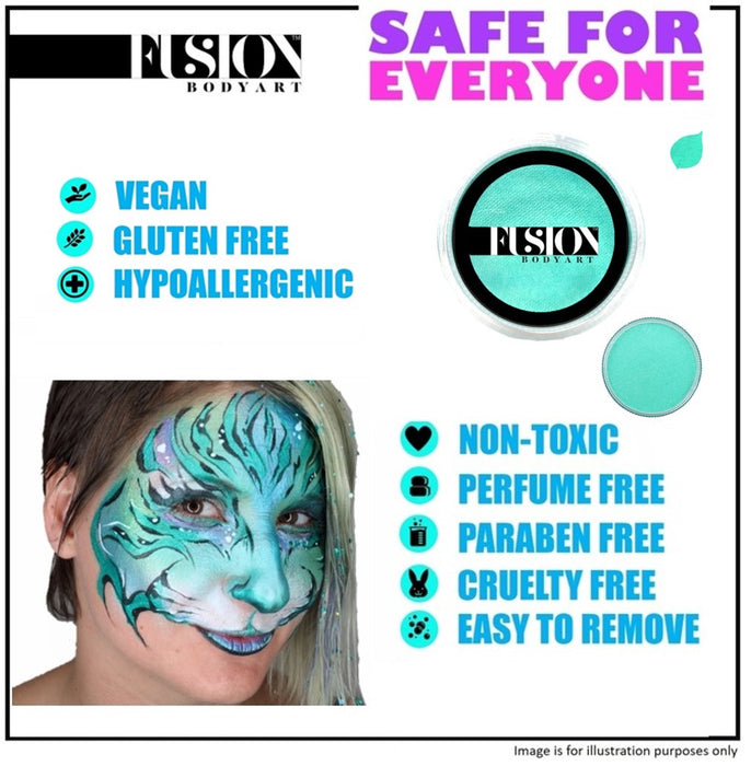 Fusion Body Art Face Paint | Pearl Ocean Mist 25g
