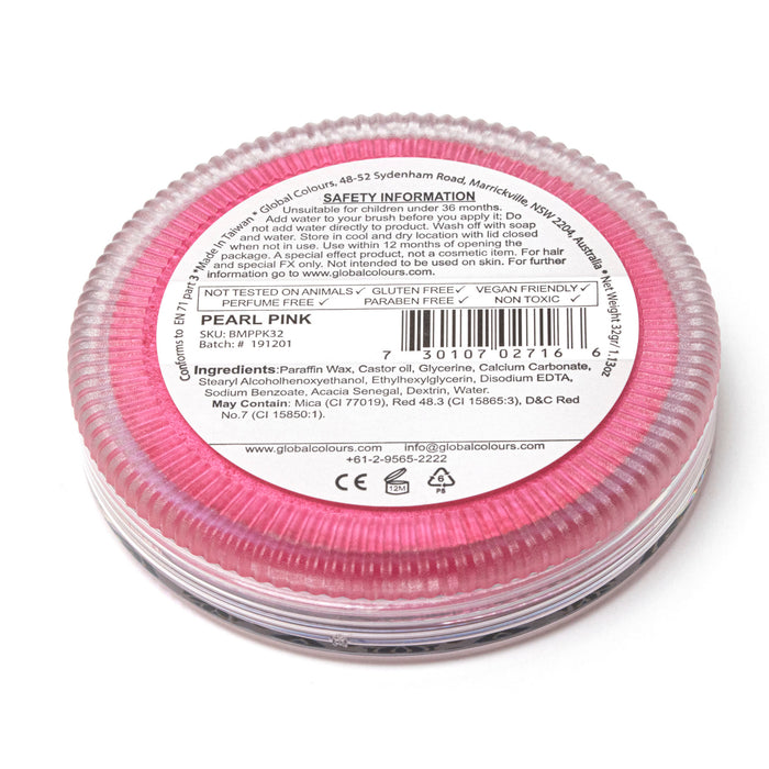 Global Body Art Face Paint | NEW  Pearl Pink  32gr