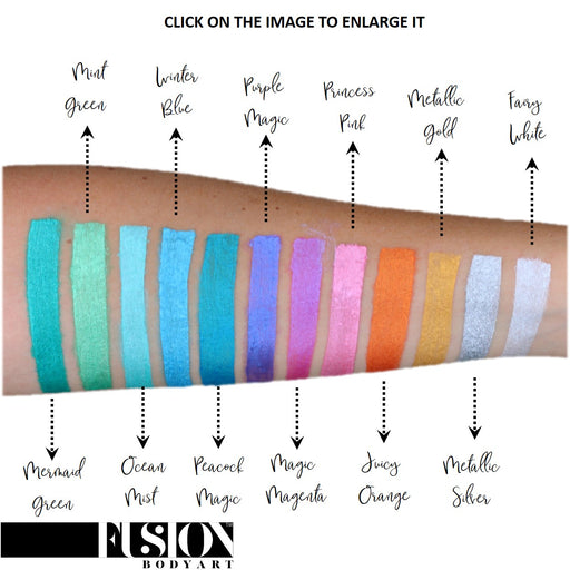 Fusion Body Art Face Paint | Pearl Ocean Mist 25g