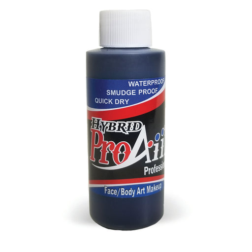 ProAiir Alcohol Based Hybrid Airbrush Body Paint 2oz - Blue Tinted TATTOO PRO Black