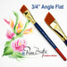 Prima Barton | Creative Series Face Painting Brush - 3/4" ANGLE Flat