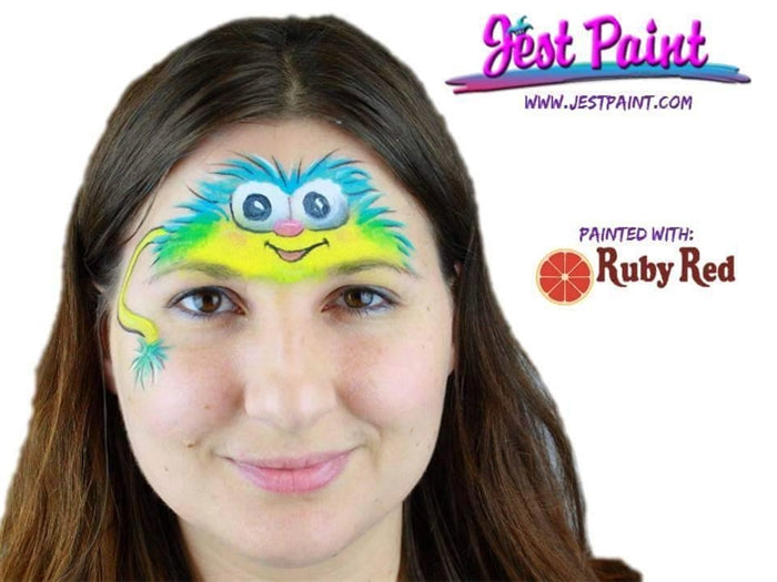 Ruby Red Face Paint - Small 8 Color Pastel Palette - DISCONTINUED