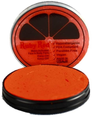 Ruby Red Face Paint - Regular Orange - DISCONTUNUED