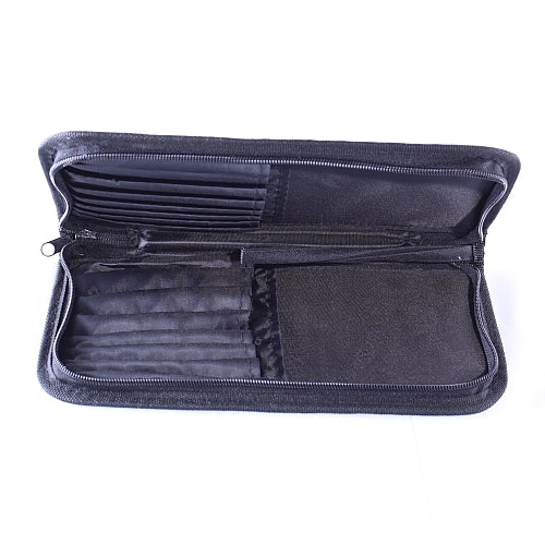 Royal Brush | Black Brush Carrier Case with Zipper Closure (KC-SBLK)