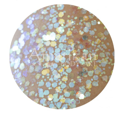 Amerikan Body Art | Plant Based Compostable Loose Chunky Glitter - Rainbow Opal Blend (1 oz)