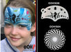 Ooh! Face Painting Stencil | Seahorse Mask (K08)