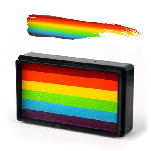 Silly Farm Face Paint Arty Brush Cake 28gr - True Rainbow #4
