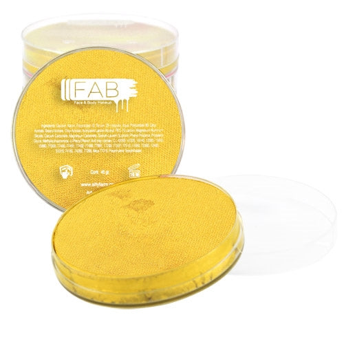 FAB by Superstar | Face Paint - Glitter Gold (Gold w/ Glitter Shimmer) 45gr #066