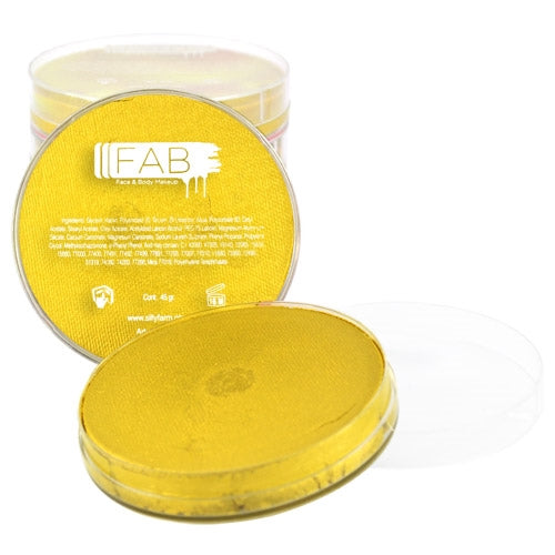 FAB by Superstar | Face Paint - (Interferenze) Yellow Shimmer 45gr #132
