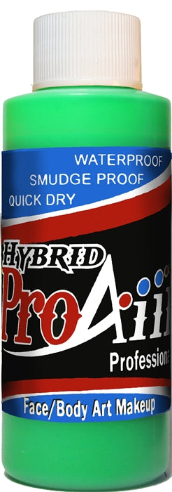 ProAiir Alcohol Based Hybrid Airbrush Paint 2oz - Flo Green (UV/Neon) (SFX - Non Cosmetic)