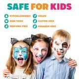 Kraze FX Face and Body Paints | Splash 6 One Stroke Split Cake Palette (6 gm each)