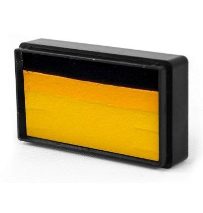 Silly Farm | Face Paint Arty Brush Cake 28gr - EZ (Easy) Strokes by Susy Amaro - Pineapple Yellow #51
