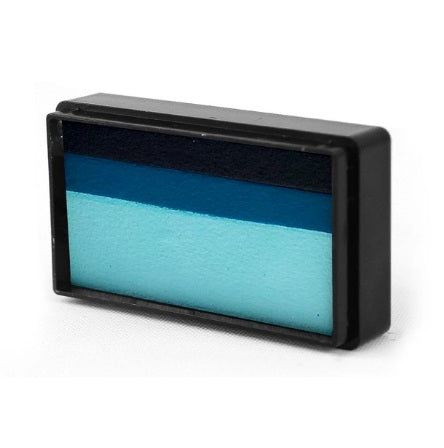 Silly Farm | Face Paint Arty Brush Cake 28gr - EZ (Easy) Strokes by Susy Amaro - Shark Teal #41