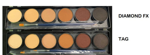 TAG Face Paint - 6 Color Skin Tone Palette