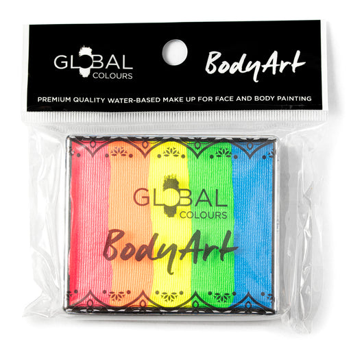 Global Colours | Rainbow Cake - Neon Rainbow 50gr (Magnetized) (SFX - Non Cosmetic)