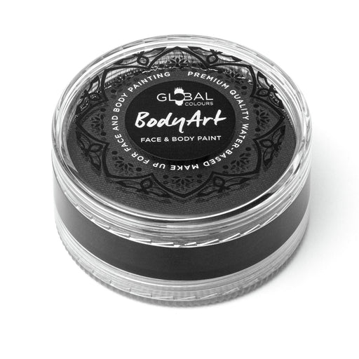 Global Body Art Face Paint | NEW Standard STRONG Black 90gr