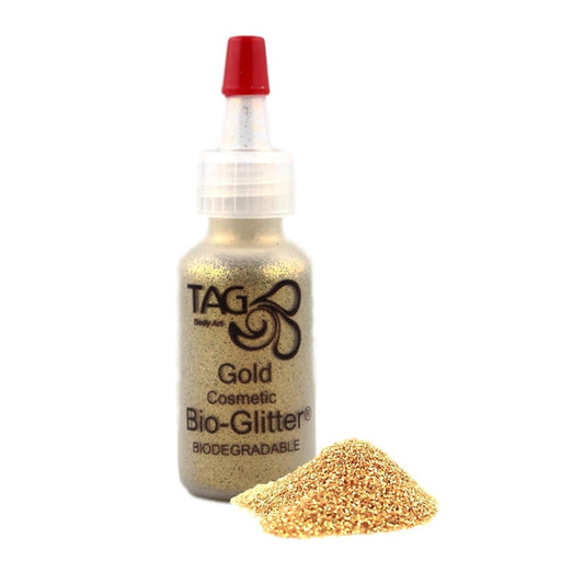 TAG Bio-Glitter | Face Paint Glitter Poof - Gold (15ml)