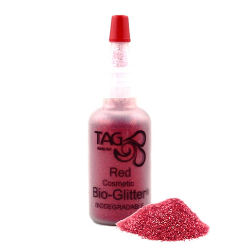 TAG Bio-Glitter | Face Paint Glitter Poof - Red (15ml)
