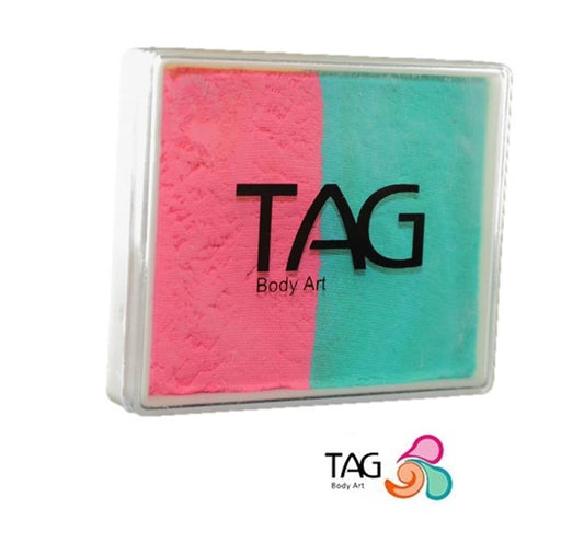TAG Face Paint Split - EXCL Pink and Teal 50gr   #7