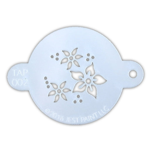 TAP 002 Face Painting Stencil - Flowers