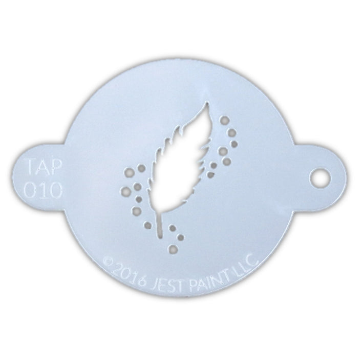 TAP 010 Face Painting Stencil - DISCONTINUED  - Feather