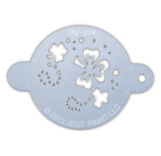 TAP 014 Face Painting Stencil - Shamrock