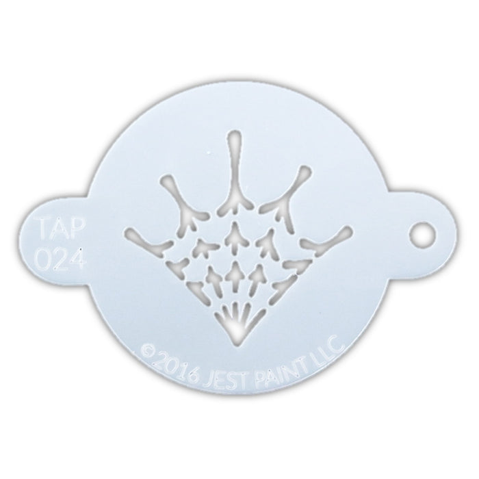 TAP 024 Face Painting Stencil - Spider Web