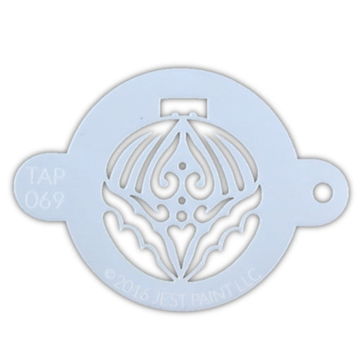 TAP 069 Face Painting Stencil - Large Christmas Ornament