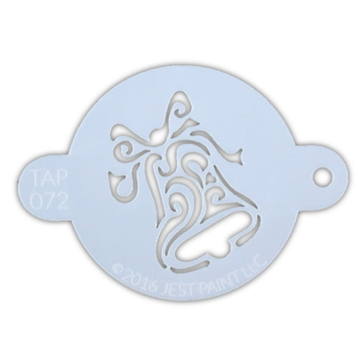 TAP 072 Face Painting Stencil - Christmas Bell
