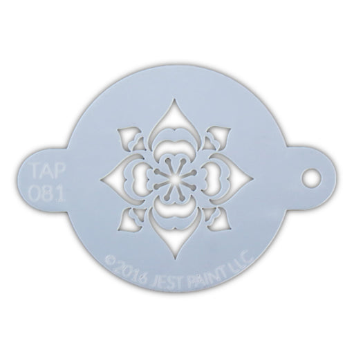 TAP 081 Face Painting Stencil - Snowflake Flower