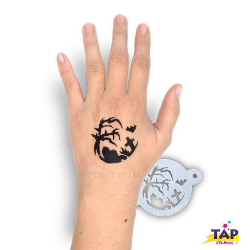 TAP 073 Face Painting Stencil - Halloween Night