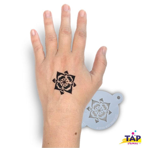 TAP 081 Face Painting Stencil - Snowflake Flower