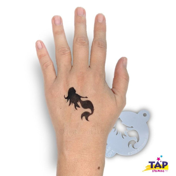 TAP 091 Face Painting Stencil - Mystical Mermaid