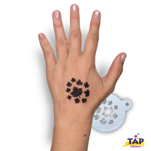 TAP 028 Face Painting Stencil - Leaves