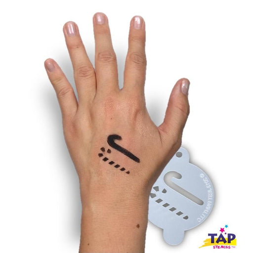 TAP 034 Face Painting Stencil - Candy Cane
