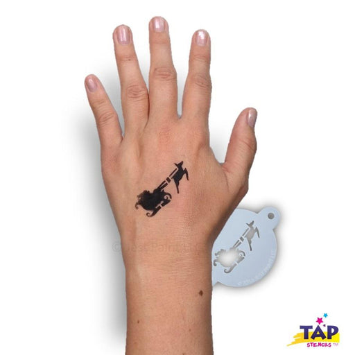 TAP 039 Face Painting Stencil - Santa