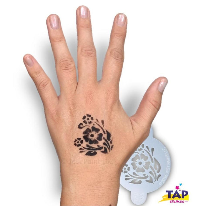 TAP 066 Face Painting Stencil - Flower Garden