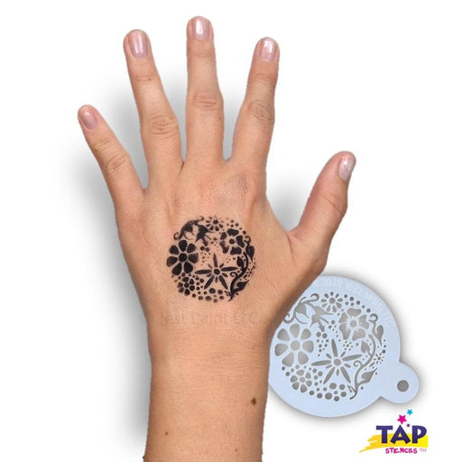 TAP 076 Face Painting Stencil - Spring Garden