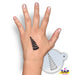 TAP 104 Face Painting Stencil - Unicorn Horn Swirl