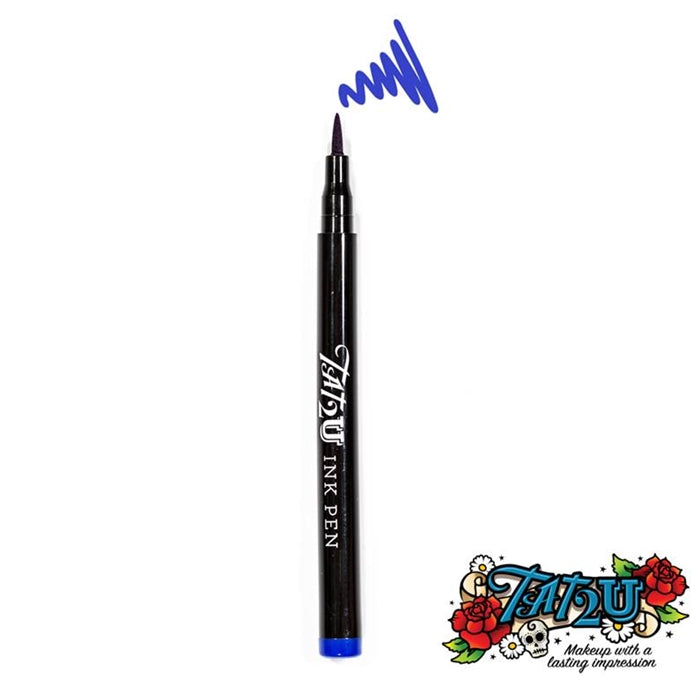 TAT2U Ink Body Art Pen - Blue (02)