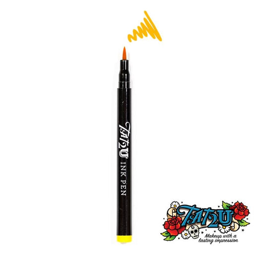 TAT2U Ink Body Art Pen - Yellow (10)