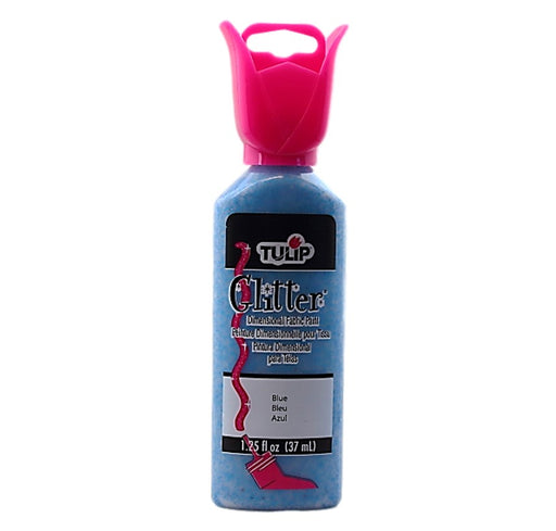 Tulip Dimensional Fabric Paint | Bling Builder - Glitter Blue 1.25oz