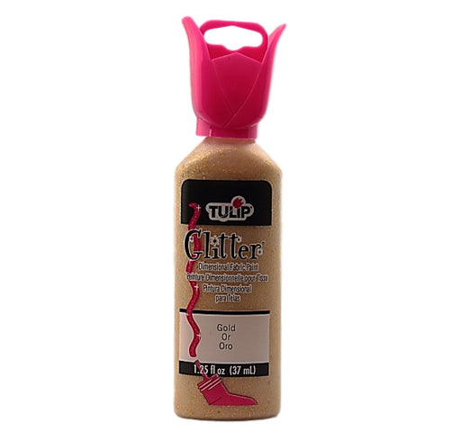 Tulip Dimensional Fabric Paint | Bling Builder - Glitter Gold 1.25oz