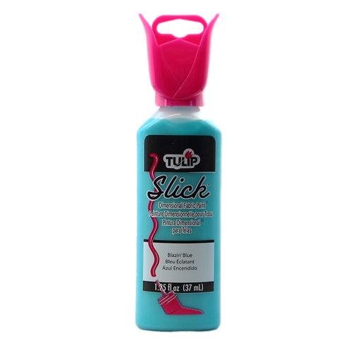 Tulip Dimensional Fabric Paint | Bling Builder - Slick Blazin Blue 1.25oz