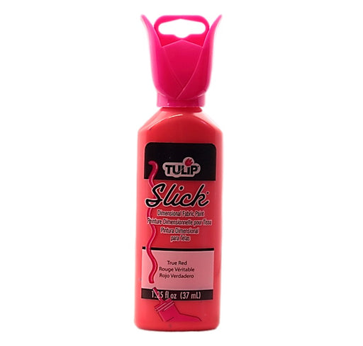 Tulip Dimensional Fabric Paint | Bling Builder - Slick True Red 1.25oz - DISCONTINUE