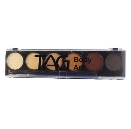 TAG Face Paint - 6 Color Skin Tone Palette