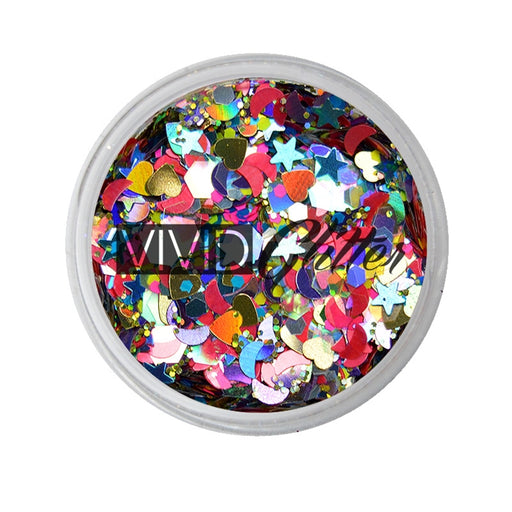 VIVID Glitter | Loose Chunky Hair and Body Glitter | Festivity (10gr)