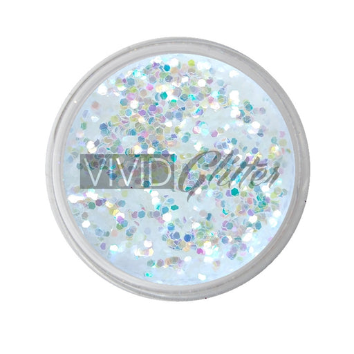 VIVID Glitter | Loose Chunky Hair and Body Glitter | Crystal Clear Small (10gr)