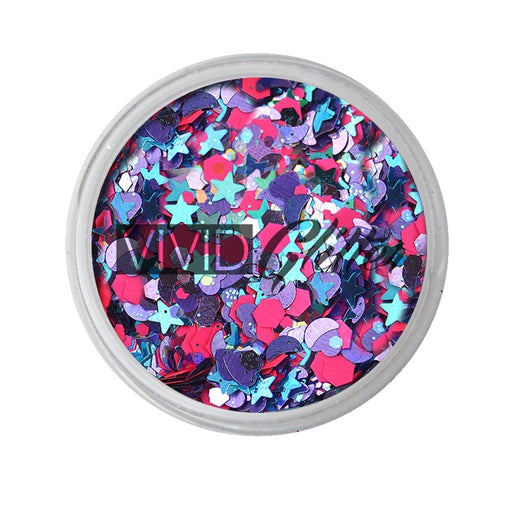 VIVID Glitter | Loose Chunky Hair and Body Glitter | Blazin Unicorn (10gr)