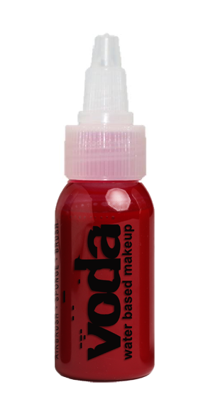 European Body Art | VODA (VIBE) Water Based Airbrush Body Paint - Standard Red - 1oz